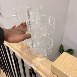 Clear Rotating Storage Organizer